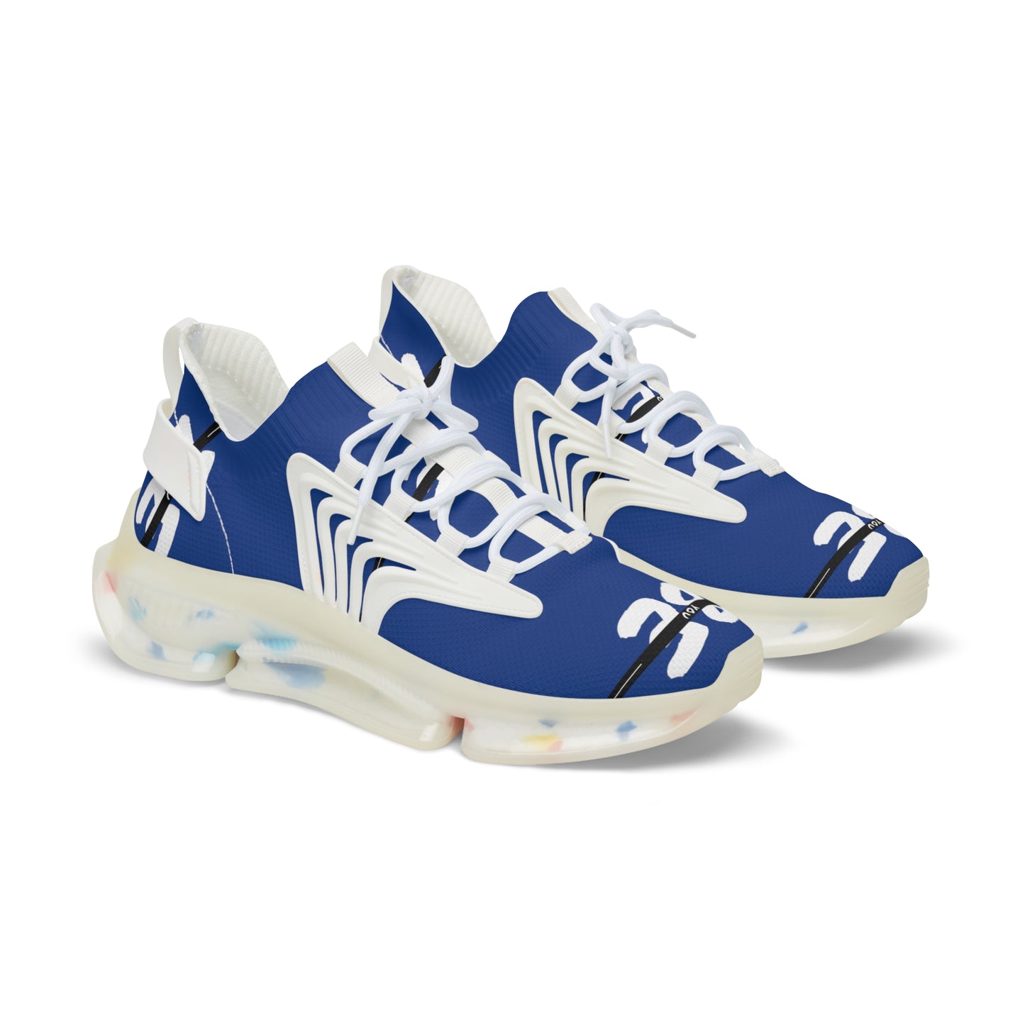 Blue Men's Mesh Sneakers