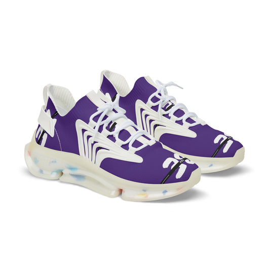 Purple Men's Mesh Sneakers