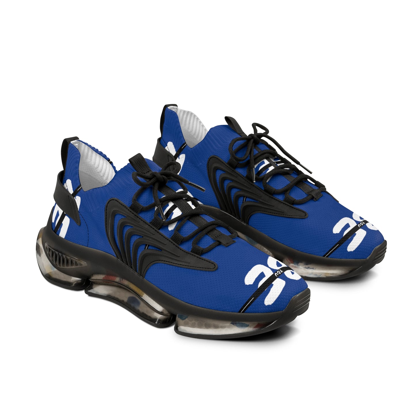 Blue Men's Mesh Sneakers