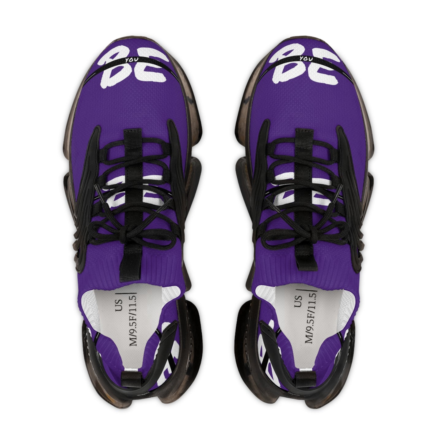 Purple Men's Mesh Sneakers