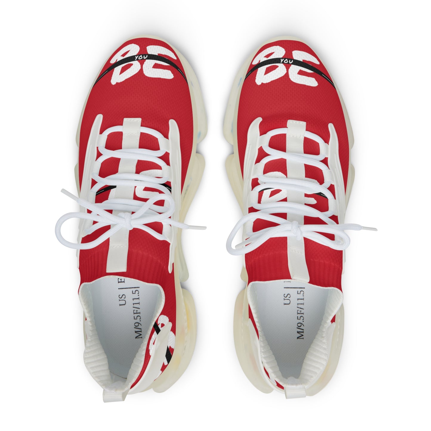 Red Men's Mesh Sneakers