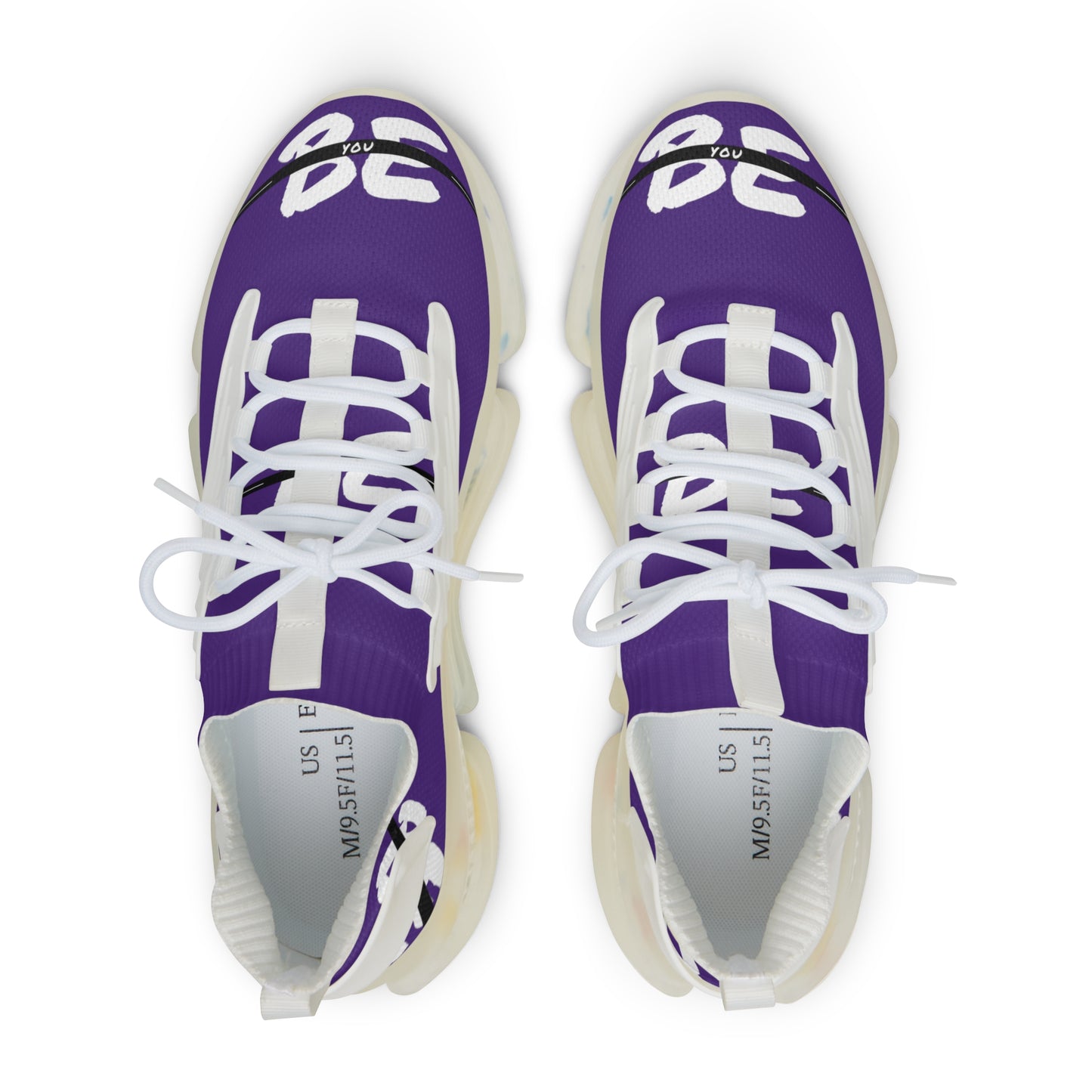 Purple Men's Mesh Sneakers