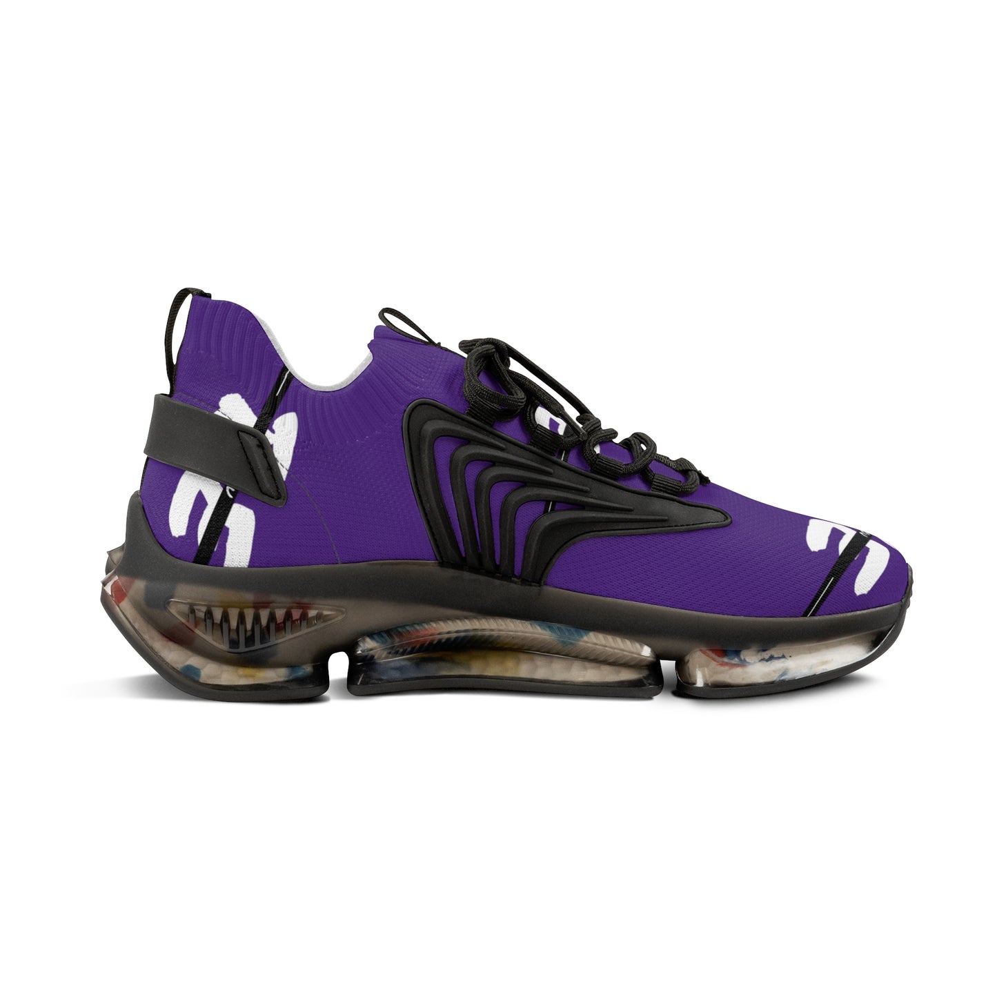 Purple Men's Mesh Sneakers