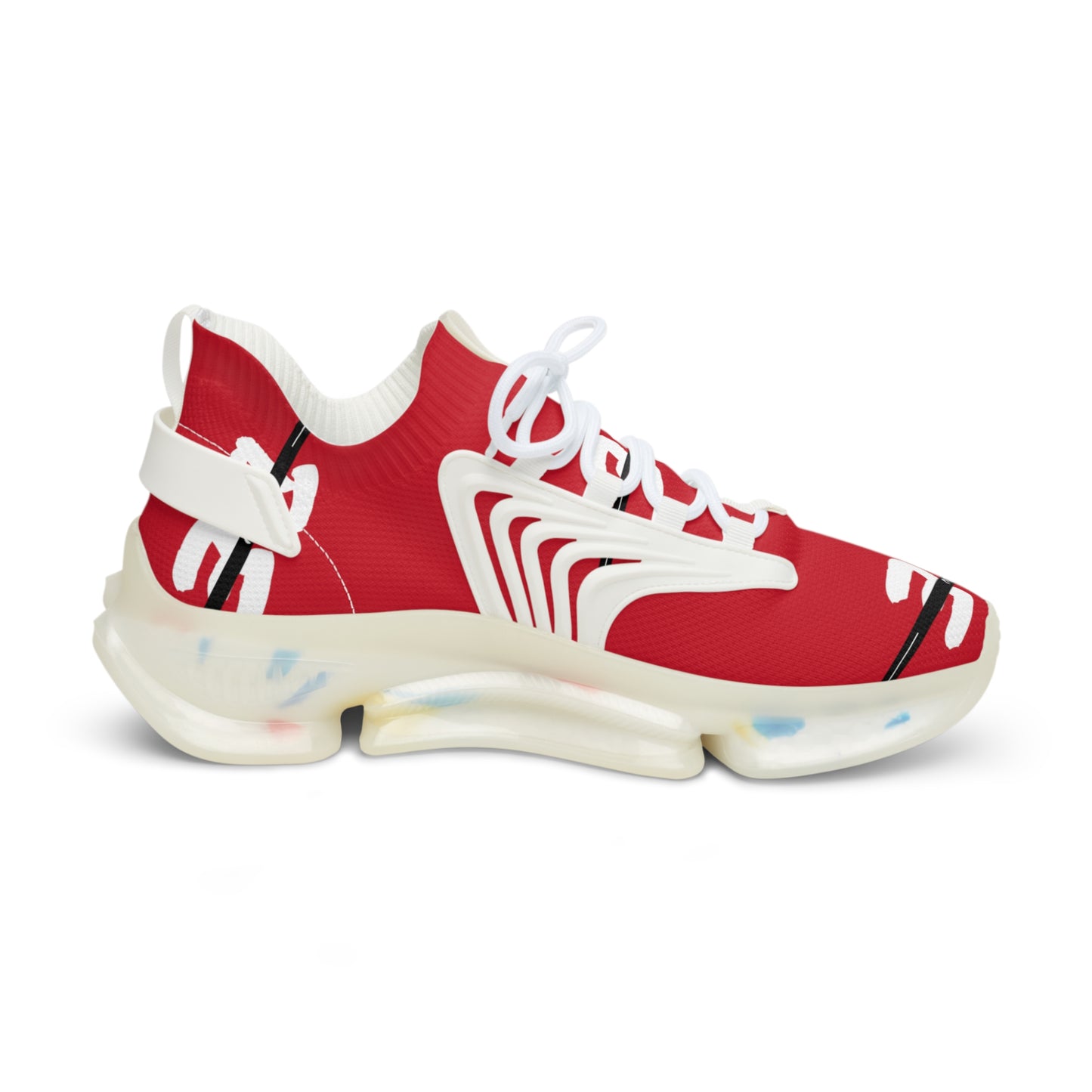 Red Men's Mesh Sneakers