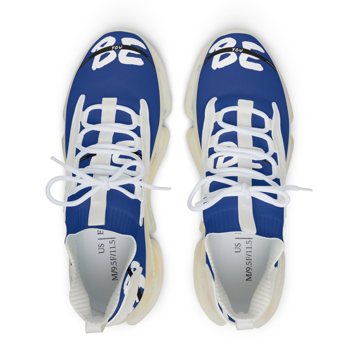 Blue Men's Mesh Sneakers