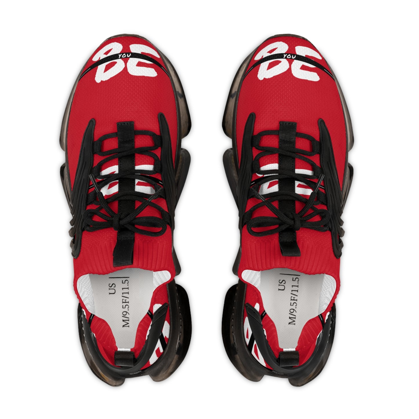 Red Men's Mesh Sneakers