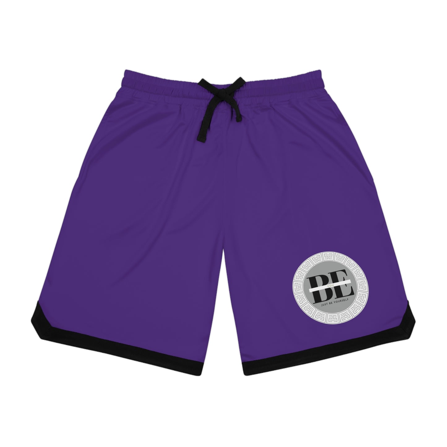 Basketball Rib Shorts (AOP) Purple