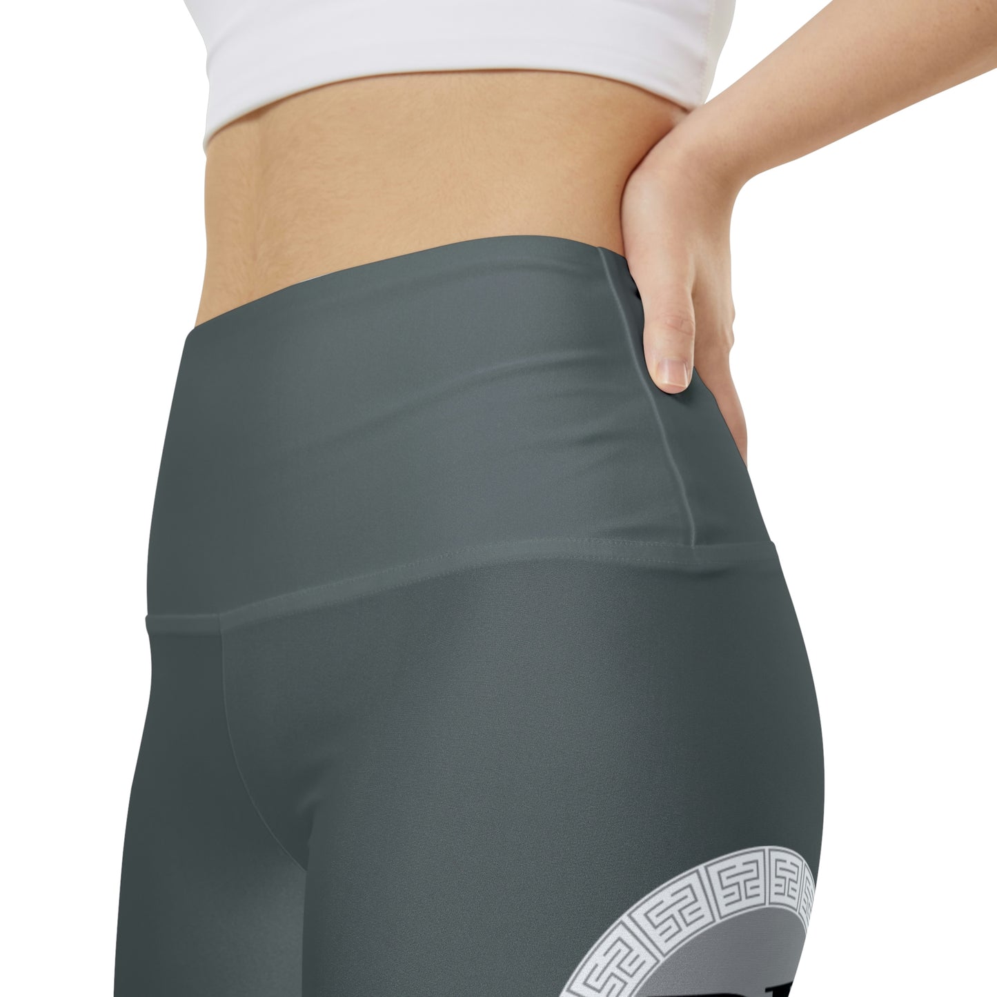 Women's Workout Shorts (AOP) (Dark Grey)