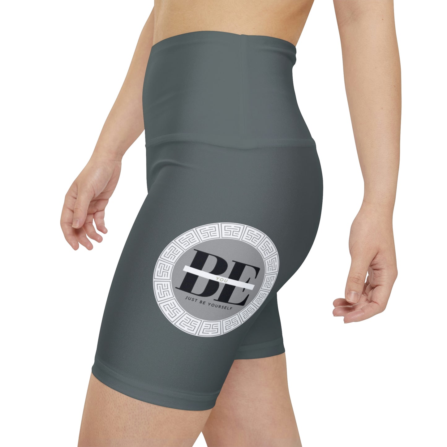 Women's Workout Shorts (AOP) (Dark Grey)