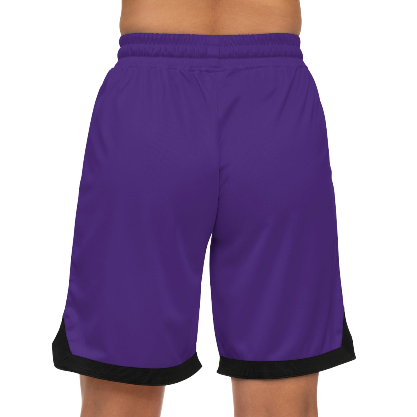 Basketball Rib Shorts (AOP) Purple