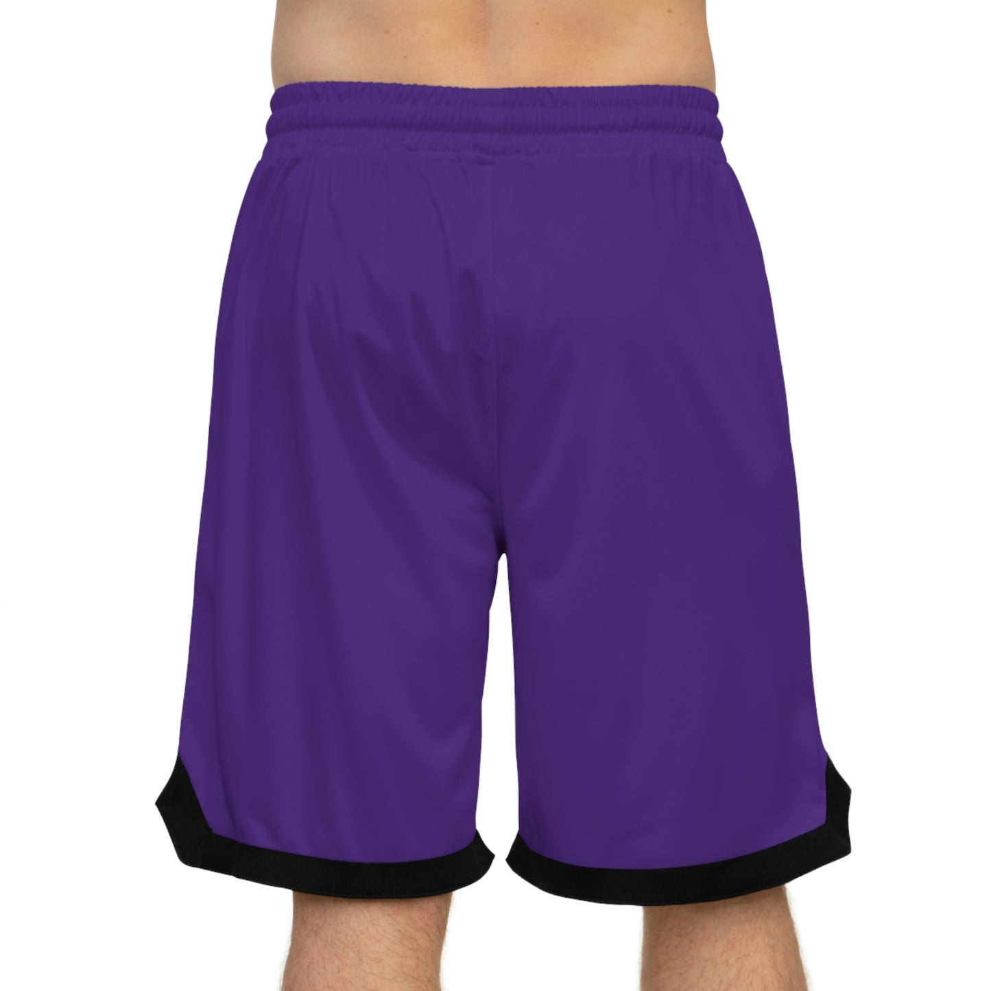 Basketball Rib Shorts (AOP) Purple