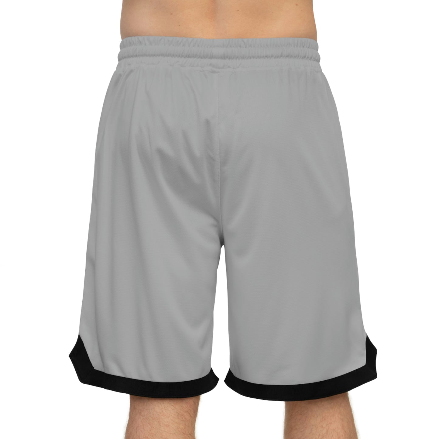 Basketball Rib Shorts (AOP) Light Grey