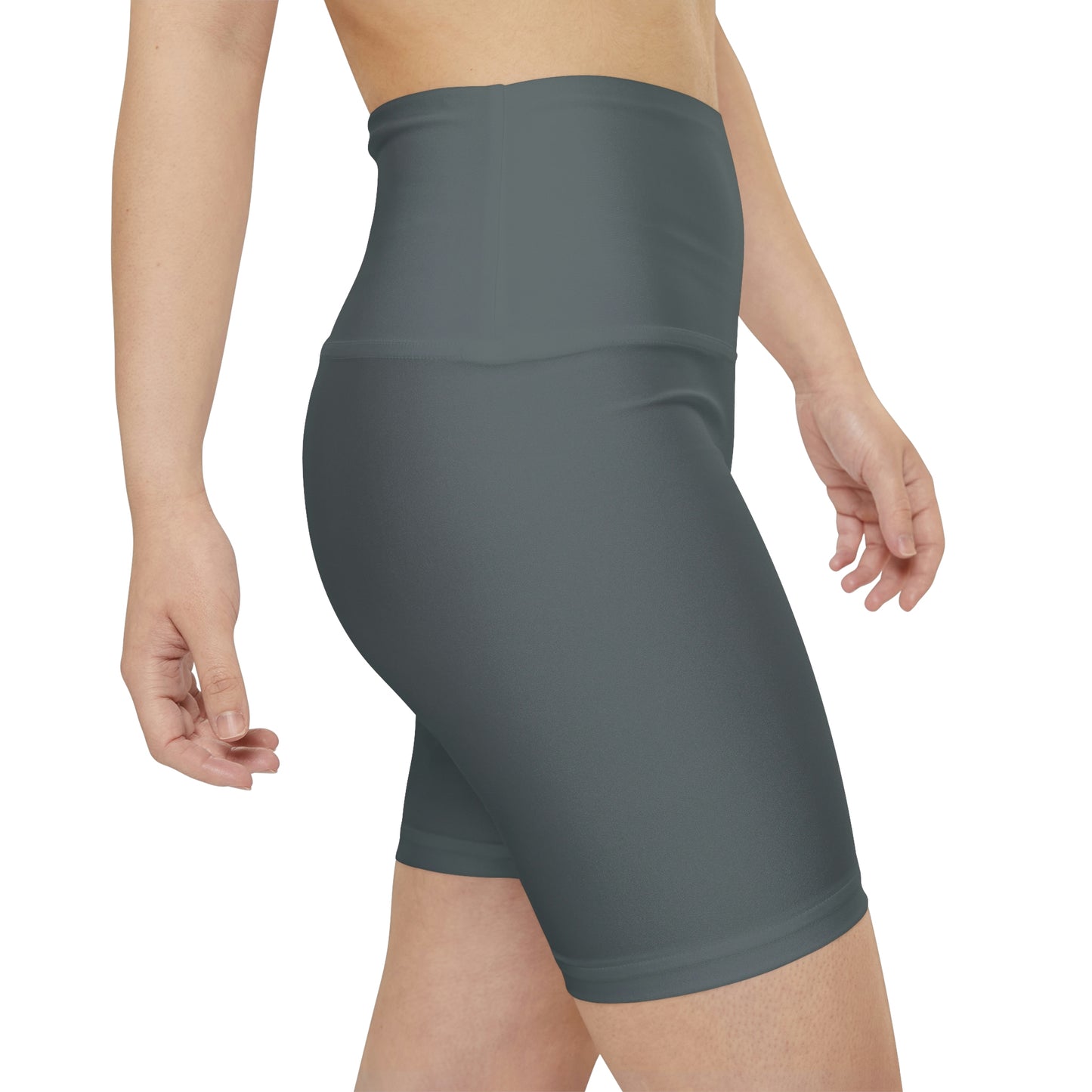 Women's Workout Shorts (AOP) (Dark Grey)