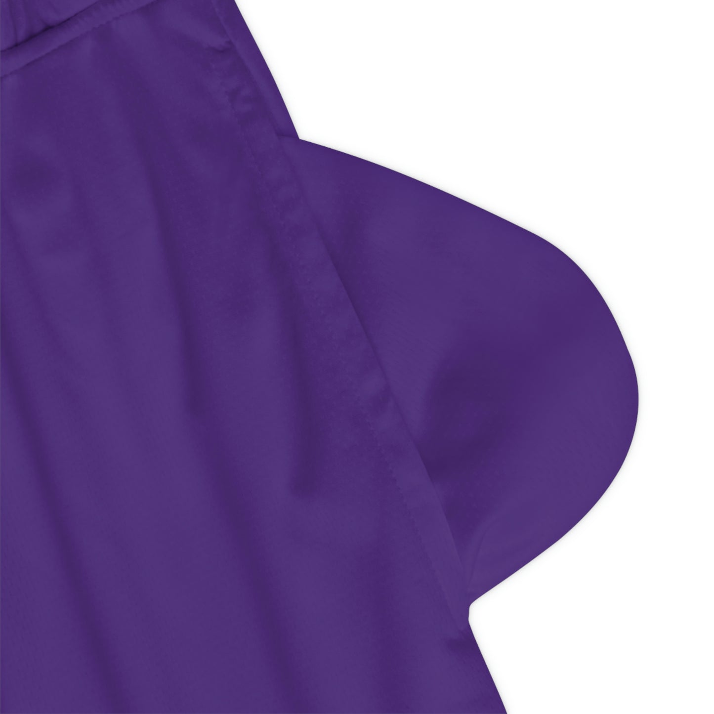 Basketball Rib Shorts (AOP) Purple