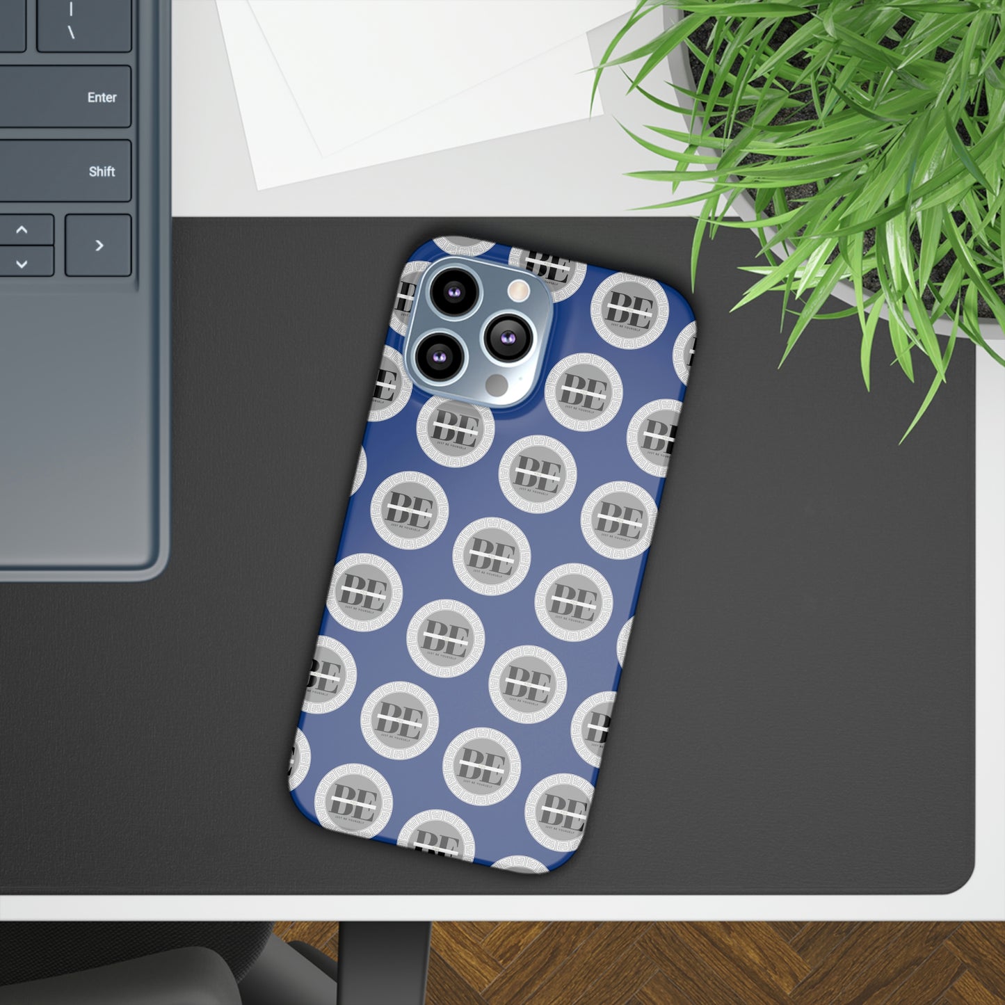 Slim Cases (Exclusive Blue Full Printed Design)