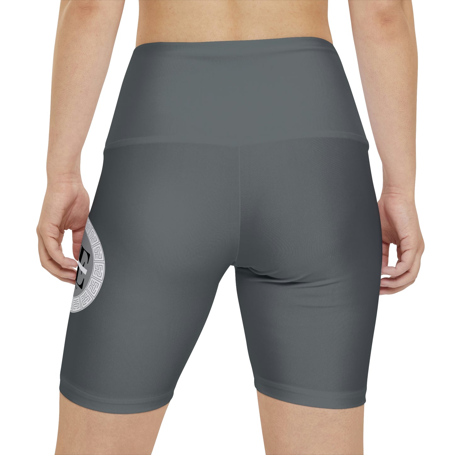 Women's Workout Shorts (AOP) (Dark Grey)